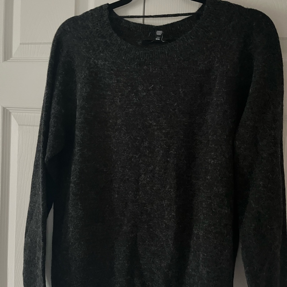 Vero Moda Black Crew Neck Sweater Fine Knit